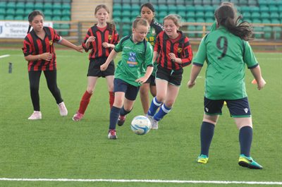 Jenner Park girls football event